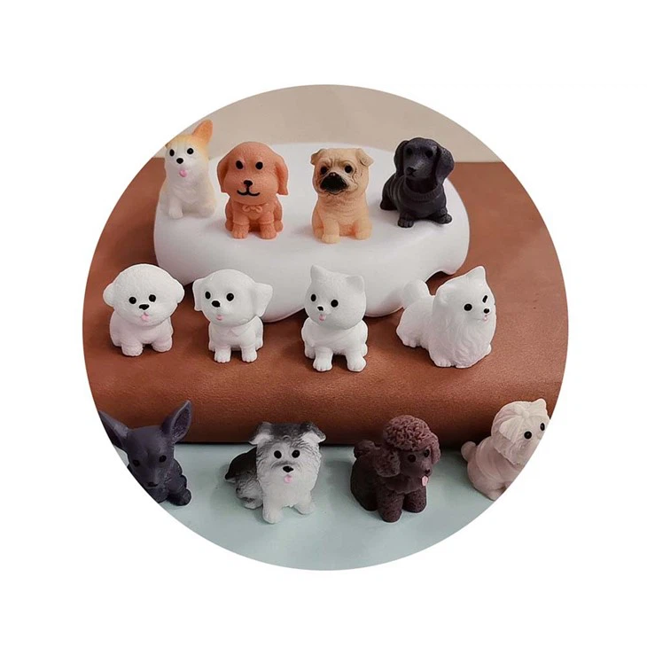 Cute Pet Dog Model Resin